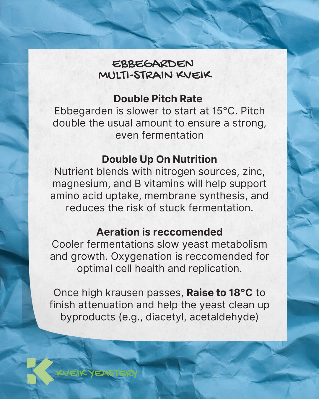 Kveik Yeastery Ebbegarden