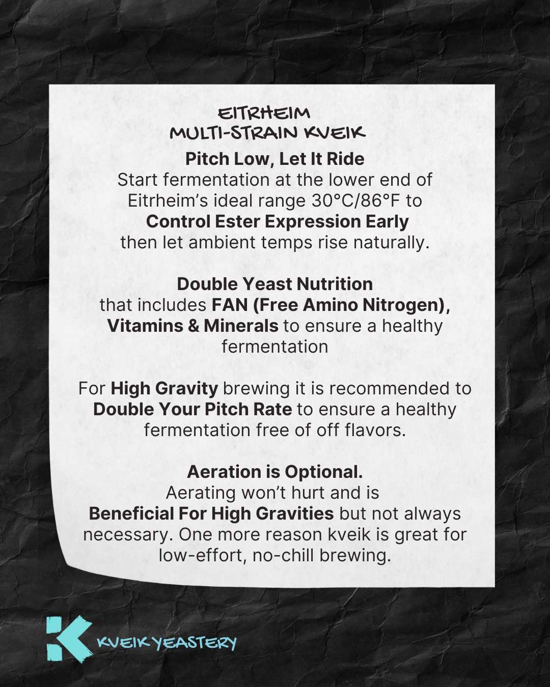 Kveik Yeastery Ebbegarden